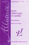 Quel Tristarel D'amore SAB choral sheet music cover